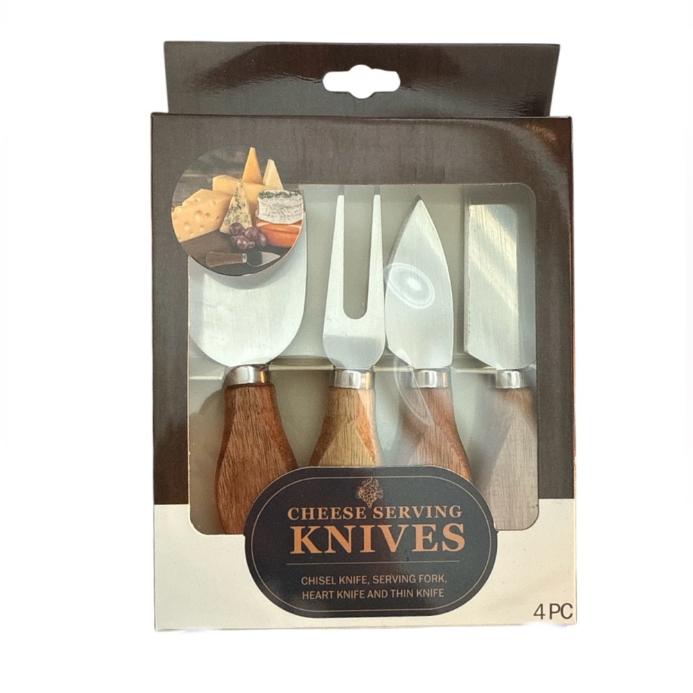 Cheese Serving Knives Set- request for initial imprint